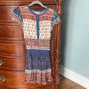 Faherty Dress Boho-Look Dress Multicolored